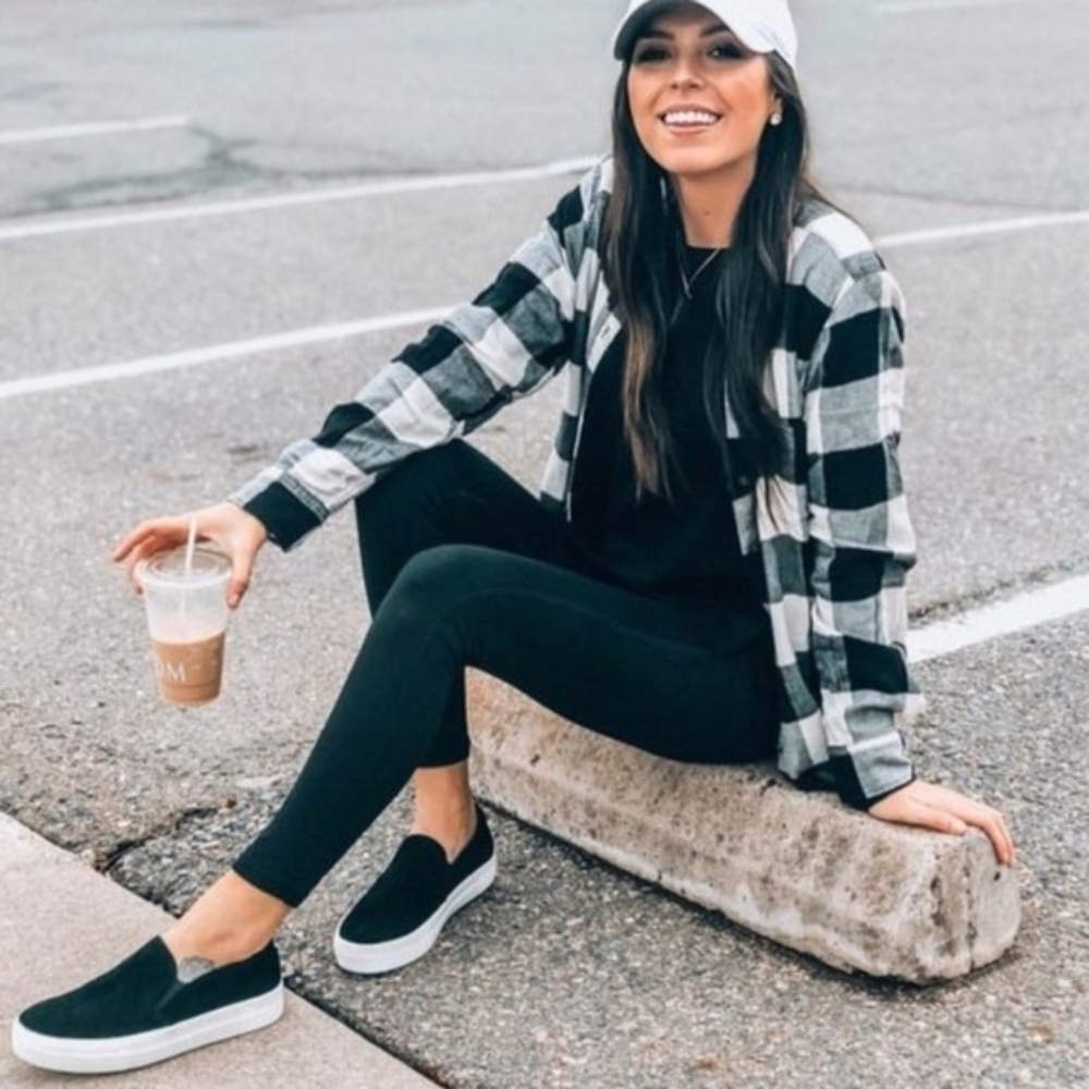 Black Fleece Lined Legging